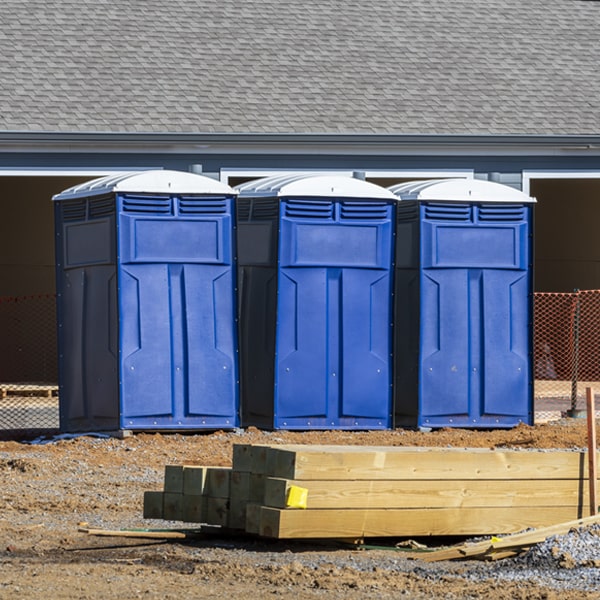 what is the expected delivery and pickup timeframe for the porta potties in Corbin City NJ